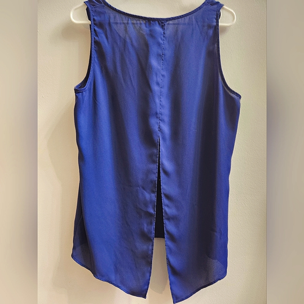 Express Purple Sleeveless Blouse